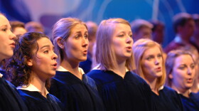 Members of the Concordia Choir of Moorhead, Minnesota perform René Clausen's setting of "Do You Hear What I Hear?"