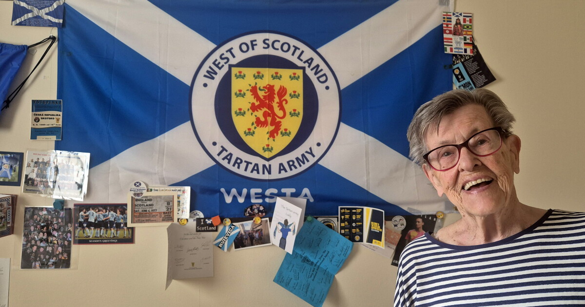 She waited decades for Scotland to make the World Cup. At 93, she'll cheer in person