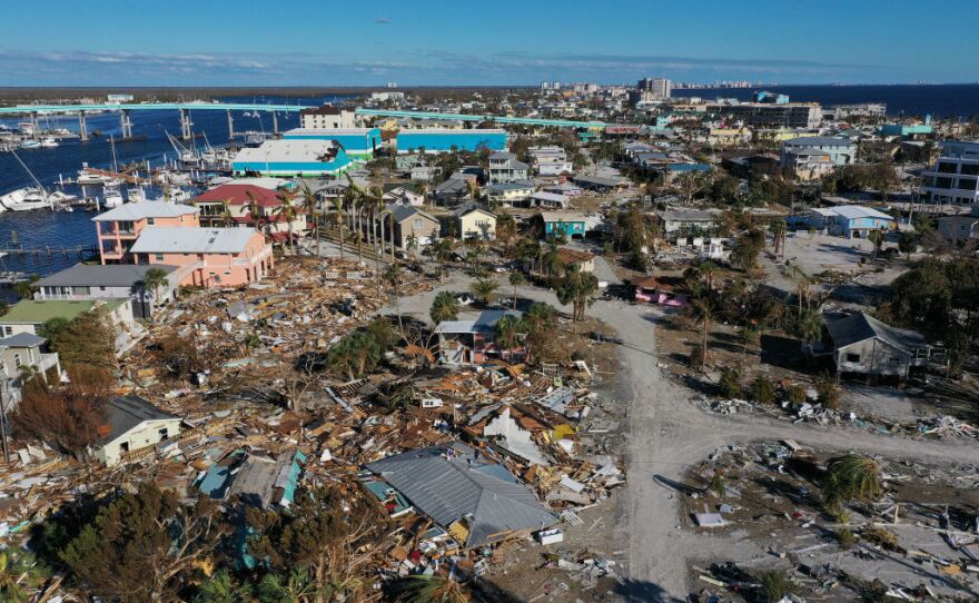 Climate change is making storms like Hurricane Ian that slammed into Florida in September wetter and more powerful.