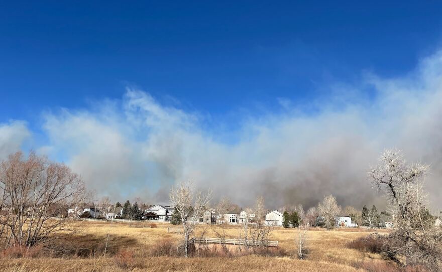 Wildfires in Superior, Colo.