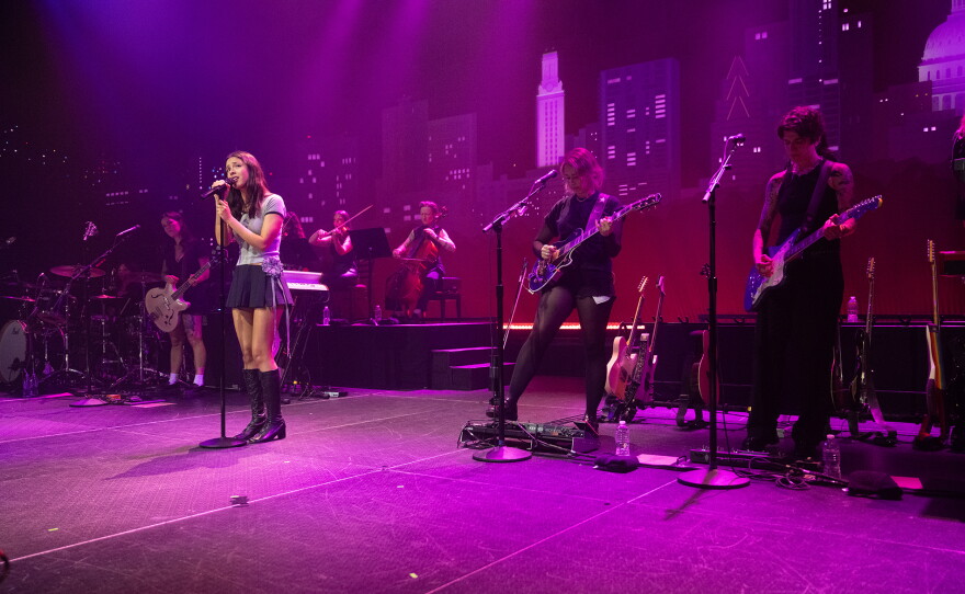 Olivia Rodrigo performs at Austin City Limits.
