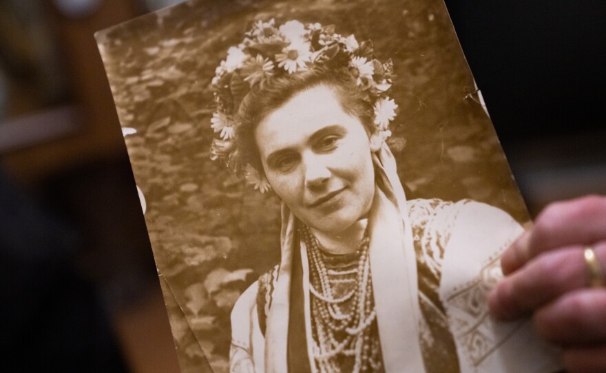 Nadiia Yerkhimovych in her youth.