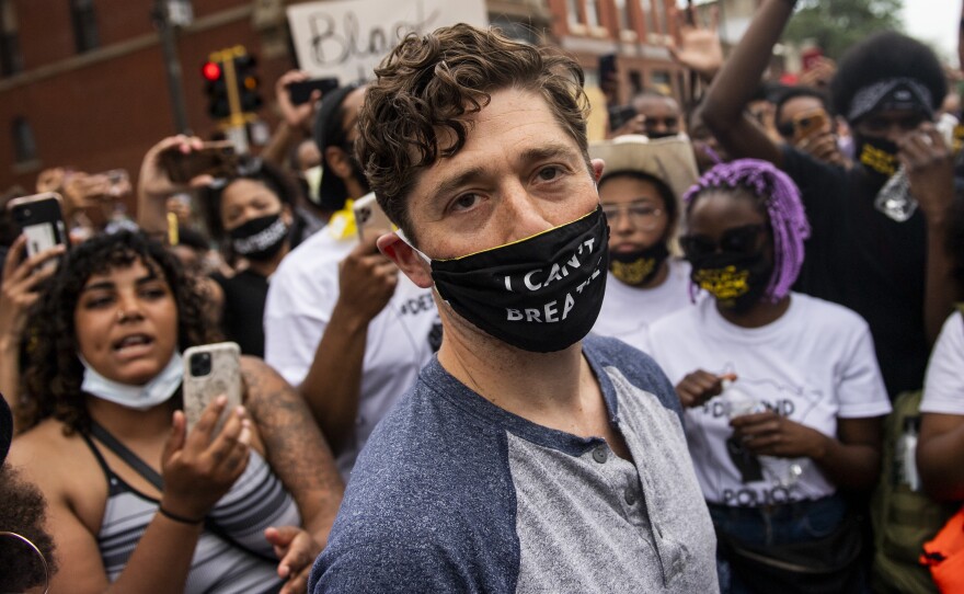 Minneapolis Mayor Jacob Frey was met with boos from protestors in his city last summer after saying he didn't support abolishing the police.