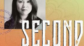 Thanh Tan is pictured in the promotional graphic for "Second Wave," a podcast produced by Seattle public radio station KUOW and PRX. 
