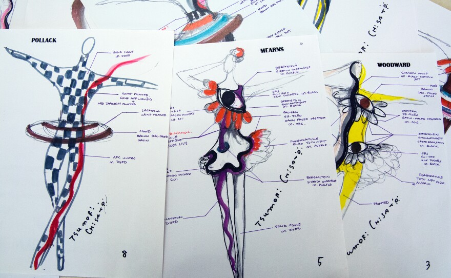 Tsumori Chisato designed the costumes for Justin Peck's new ballet <em>Pulcinella Variations</em>.