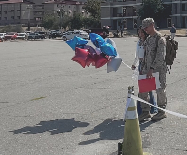 Marines return to Camp Pendleton after deployment to Kabul.