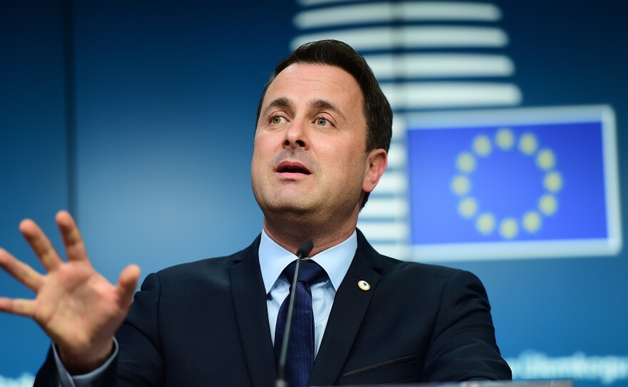 Luxembourg's Prime Minister Xavier Bettel, shown here at a European Union summit in Brussels in December, warns that if the European Union makes too many concessions to Britain, it will weaken European integration. "It's not a menu, a la carte, where you choose what you want to stay in the European Union," he says.