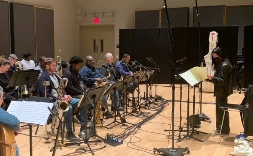 Skylar Tang attends Jazz at Lincoln Center Orchestra's recording of her original composition Kaleidoscope.