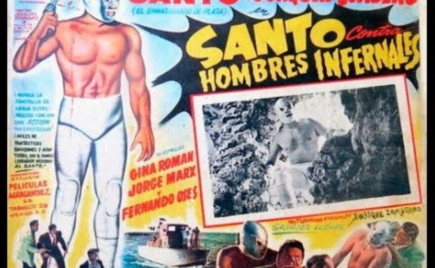 One of the restored classics showcased at this year's Un Mundeo Extraño sidebar is "Santo contra hombres infernales" (1961).