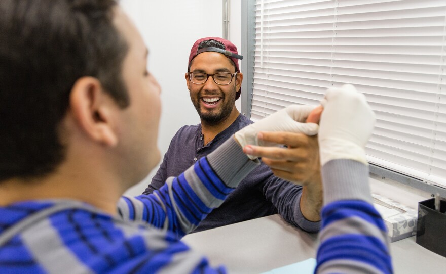 Erik Quezada, 35, says he has heard Truvada is like the birth-control pill for gay people. Quezada, a counselor at a Los Angeles high school, says he's not sure he would sign up for it.