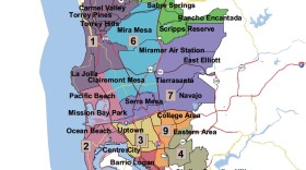 The final map being considered for adoption by the City of San Diego Redistricting Commission.