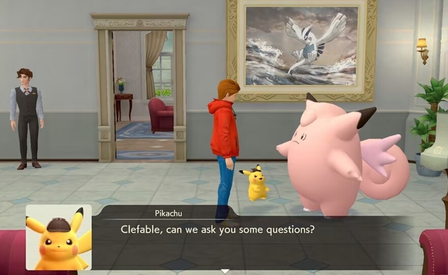 Interrogate people and Pokémon alike in Detective Pikachu Returns.