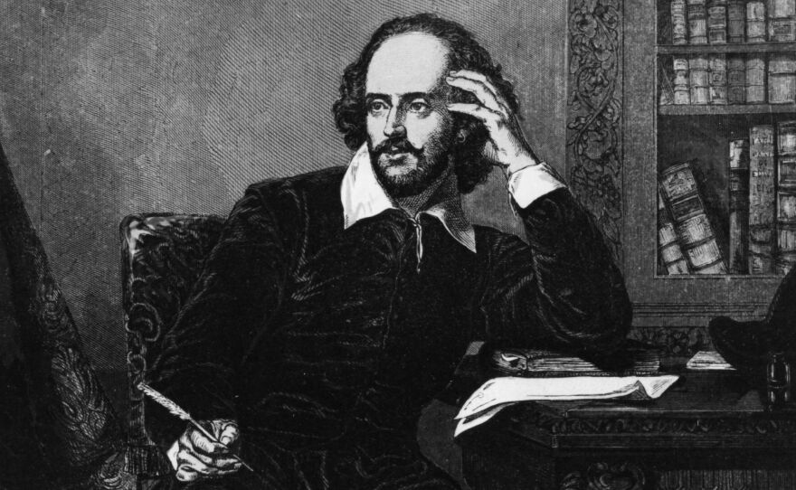 William Shakespeare, circa 1600.