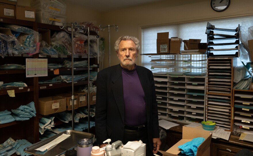 Dr. Curtis Boyd at Southwestern Women's Options in Albuquerque, N.M. Boyd has been performing abortions since the 1960s.