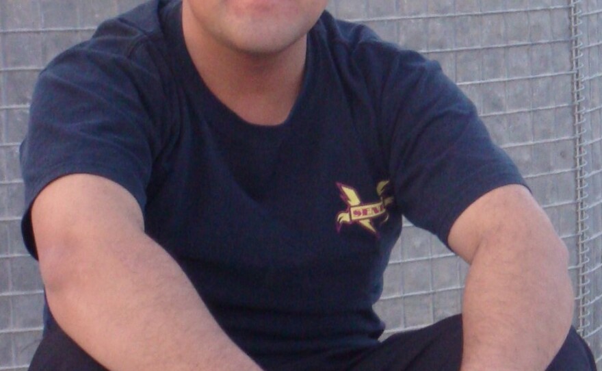 Maiwand Basiri worked as a translator for U.S. forces in Afghanistan. Hours before the Afghan government fell to the Taliban, he flew out of Kabul with his wife and son.