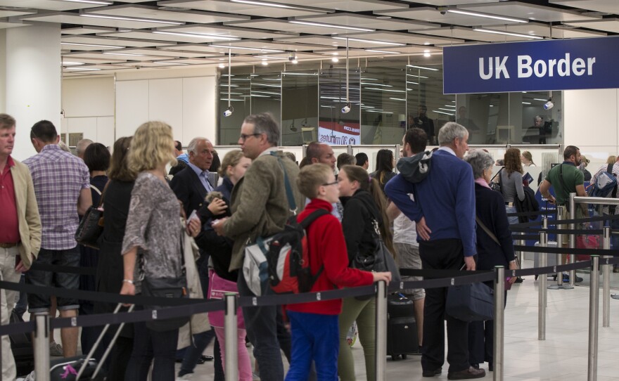 British travelers will now have to queue up with all other international travelers to clear immigration and customs in EU countries, unless a separate deal is negotiated with Europe.