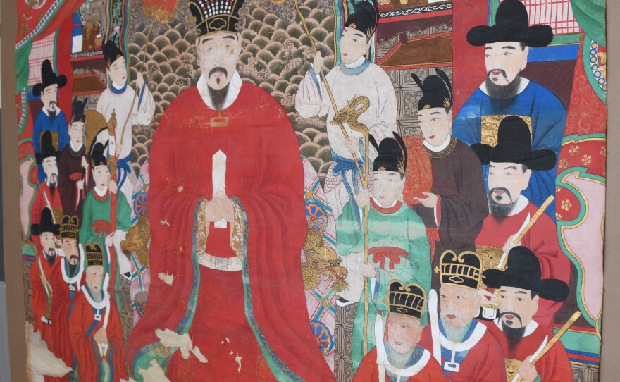 The FBI Boston Division recovered 22 artifacts stolen from Japan, including the artwork above. During World War II, various treasures from the Ryukyu Kingdom were stolen.