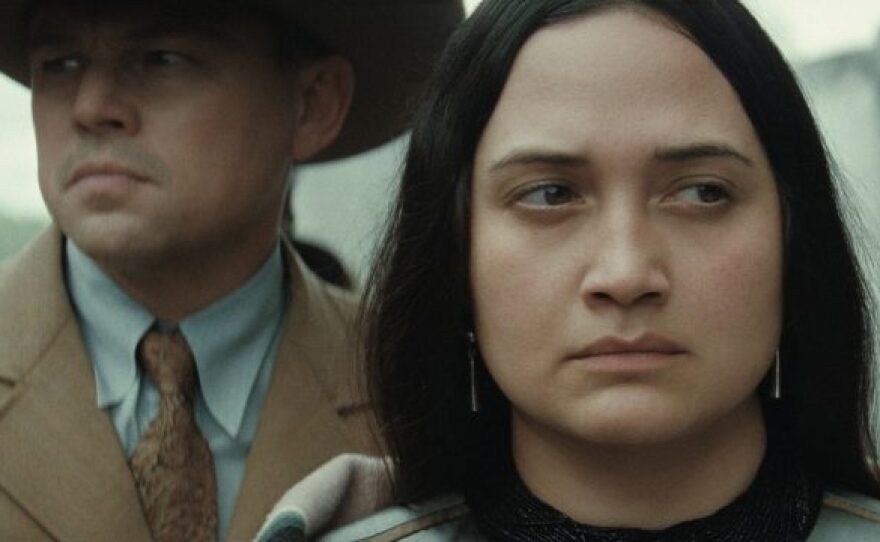 Leonardo Di Caprio and Lily Gladstone star in Martin Scorsese's "Killers of the Flower Moon."
