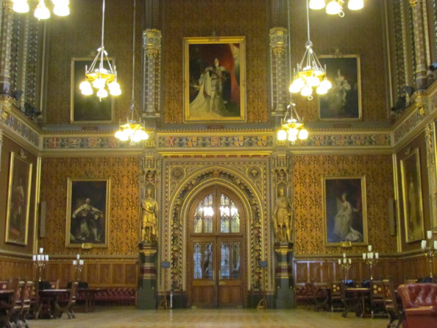 The interior of Westminster Abbey.