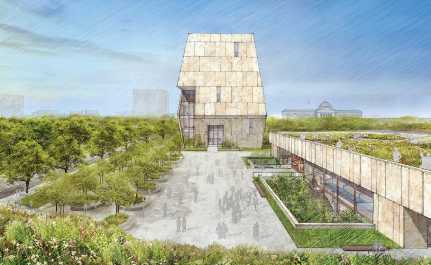 A rendering of the Obama Presidential Center.