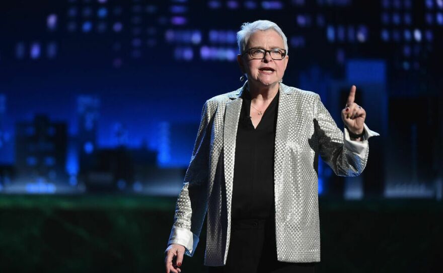 Playwright Paula Vogel speaks onstage during the 2017 Tony Awards.