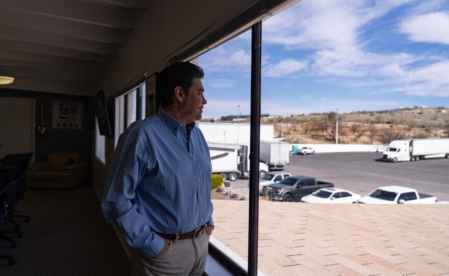 Jaime Chamberlain, board member of the Nogales Economic Development Foundation and owner of Chamberlain Distribution, relies on the port of entry to bring in produce from Mexico.