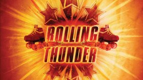 Title graphic for "Roller Derby Chronicles: Rolling Thunder"