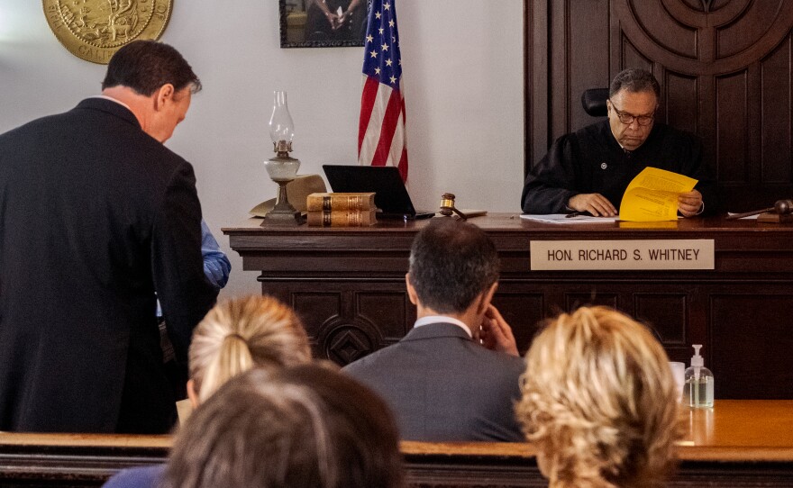 The Honorable Richard S. Whitney sat in the judge's seat at San Diego's historic Whaley House for the first time in 151 years, Old Town San Diego, May 17, 2022.