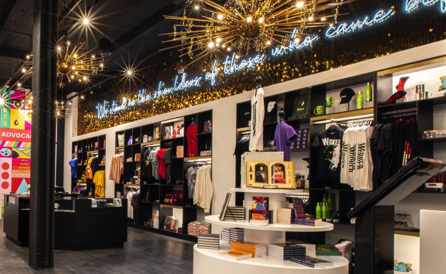 The gift shop at The Museum of Broadway.