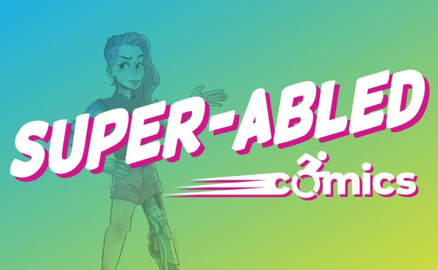 The logo for Super-Abled Comics is pictured in this undated graphic.