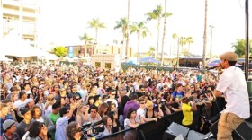 Alternative Southern rap quartet, Nappy Roots, on stage at San Diego IndieFest6, March 2010.