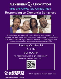 Alzheimer's Association: Responding to Dementia Behaviors