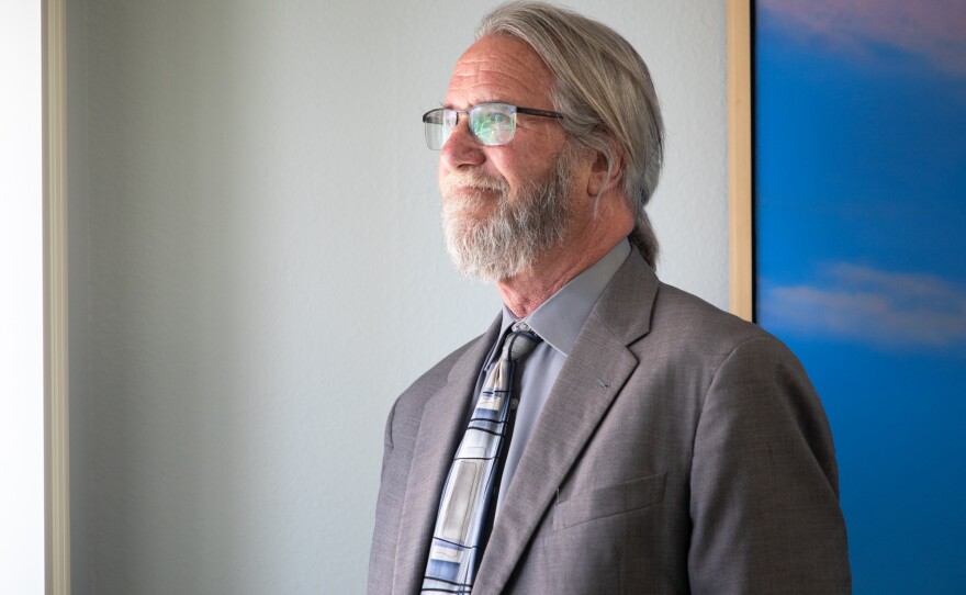 Philip Lindsley, an attorney at the San Diego Elder Law Center, is shown at his office on June 24, 2020.