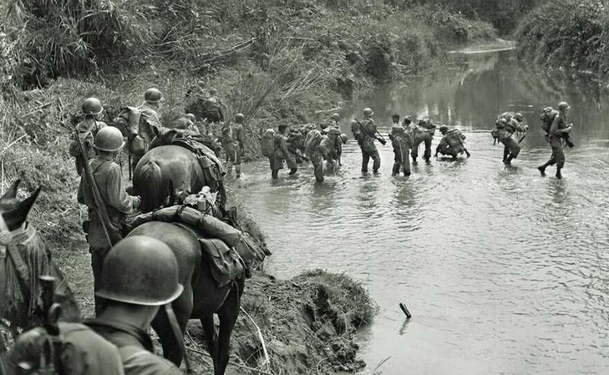 Merrill's Marauders fought in Burma in 1944-1945 under the legendary General Frank Merrill. (undated photo)