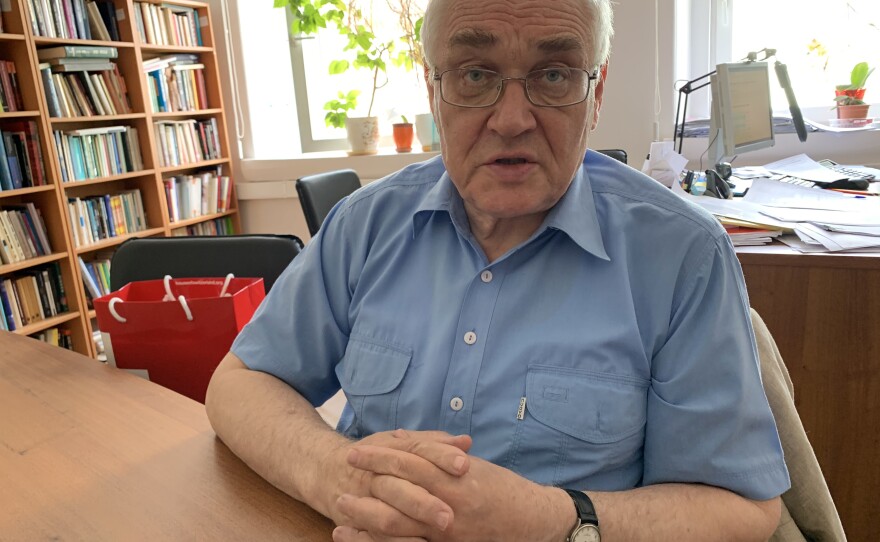 "There's been a quiet rehabilitation of Stalin on the part of the government," says Lev Gudkov, a sociologist who heads Russia's Levada Center, an independent polling agency.
