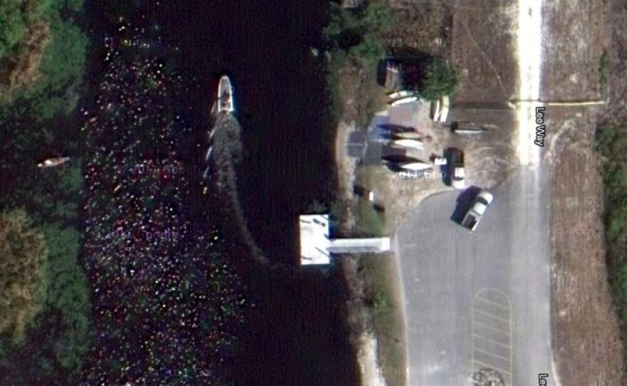 An image from Google Maps shows the area of the Arthur R. Marshall Loxahatchee National Wildlife Refuge where Joey Welch, 6, was attacked by an alligator.