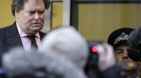 Mark Stephens, lawyer for WikiLeaks founder Julian Assange, talks to the media as he leaves a court hearing for his client in London.   Assange was jailed after telling the court he will fight efforts to extradite him to Sweden, where he faces a sex-crimes investigation.