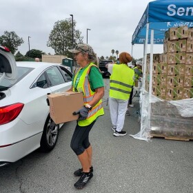 The San Diego Food Bank serves low-income seniors in San Diego's Mountain View neighborhood. Oct 7, 2025