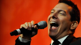 Michael Feinstein performs with his big band during PBS’ "Michael Feinstein's American Songbook" session at the TCA Summer Press Tour in Los Angeles on August 4, 2010. 