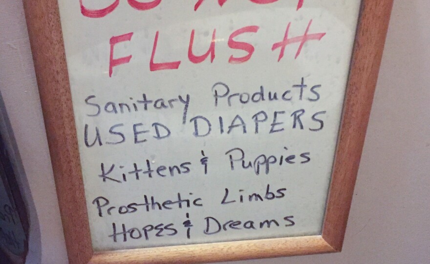 Diane Fernandez took this photo at a restaurant in Madrid, N.M., in 2017. Her caption for this image: "Hang on to your hopes and dreams."