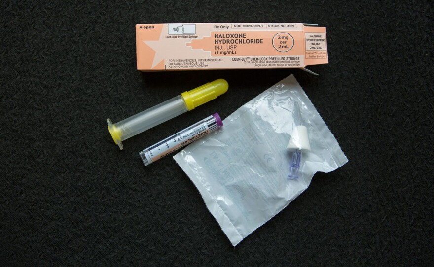 Naloxone nasal spray, also known as Narcan, is used by emergency squads in Boston about three times a night to revive people have overdosed while using heroin or opioid painkillers.