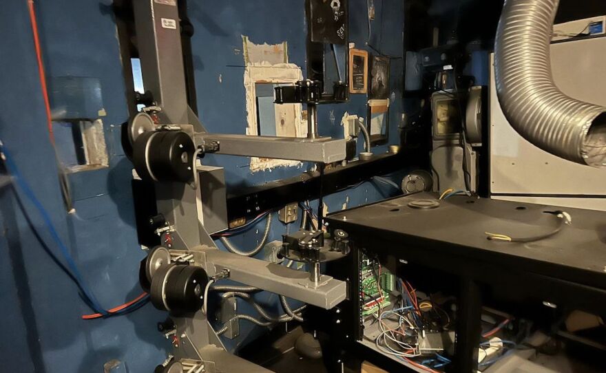 Ken Cinema projection booth.Aug. 2, 2022