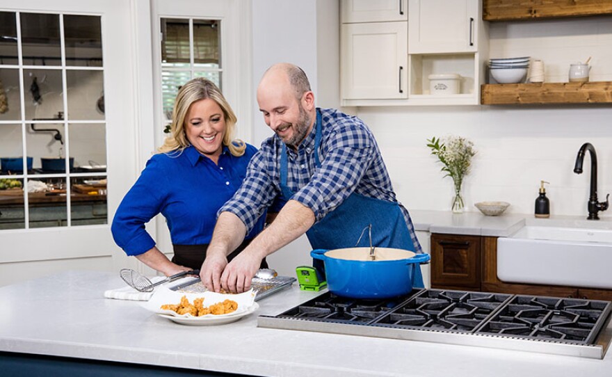 Test cook Bryan Roof and Julia Collin Davison team up to make a New Orleans classic, Shrimp Po’ Boys.