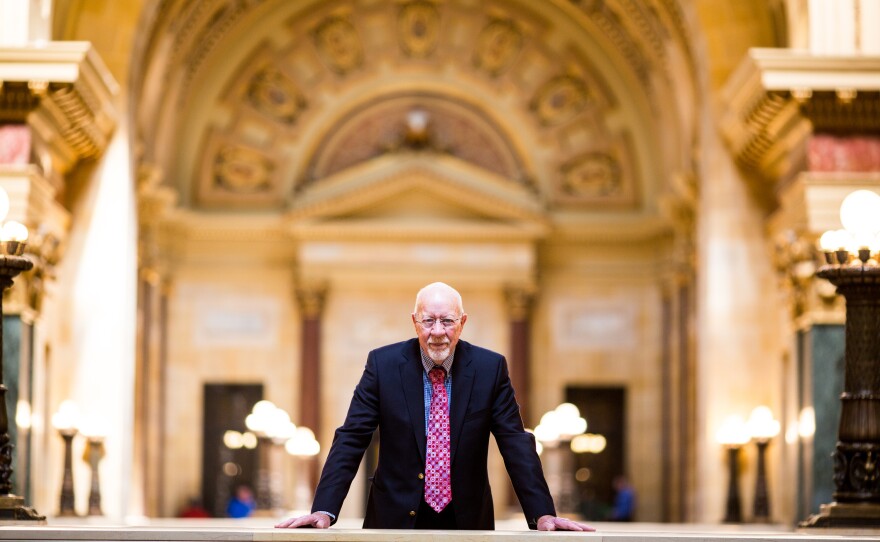 Wisconsin state Sen. Fred Risser at the state Capitol.