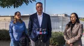 U.S. Sen. Alex Padilla (D-Calif) trying to inspect the Otay detention facility and being denied access along with County Supervisors Terra Lawson-Remer and Paloma Aguirre, February 20th, 2026.