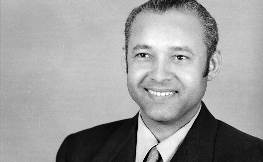 A portrait of Norman Baynard, who later changed his name to Mansour Abdullah, in 1960.