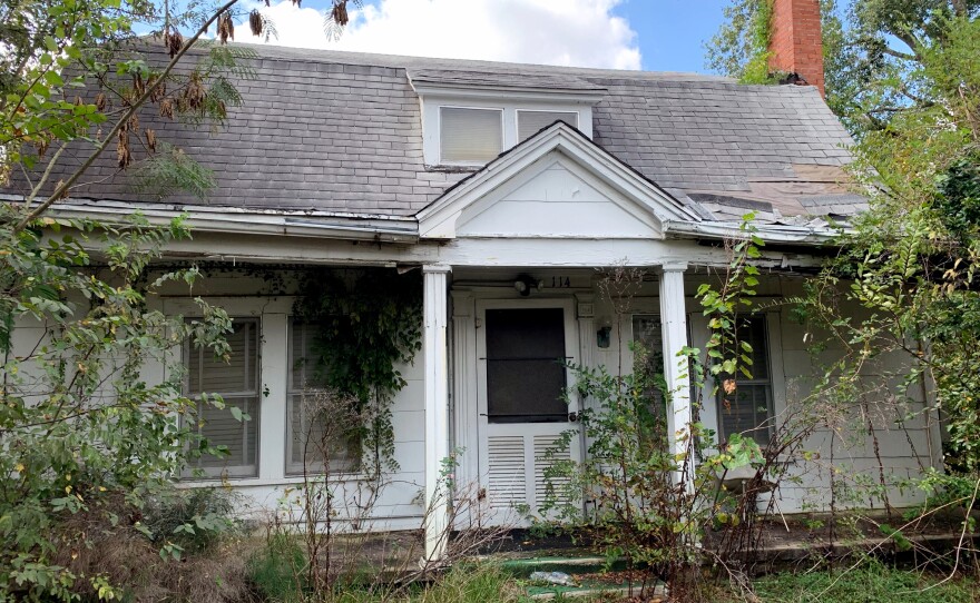 Country singer Cindy Walker's home in Mexia, Texas.