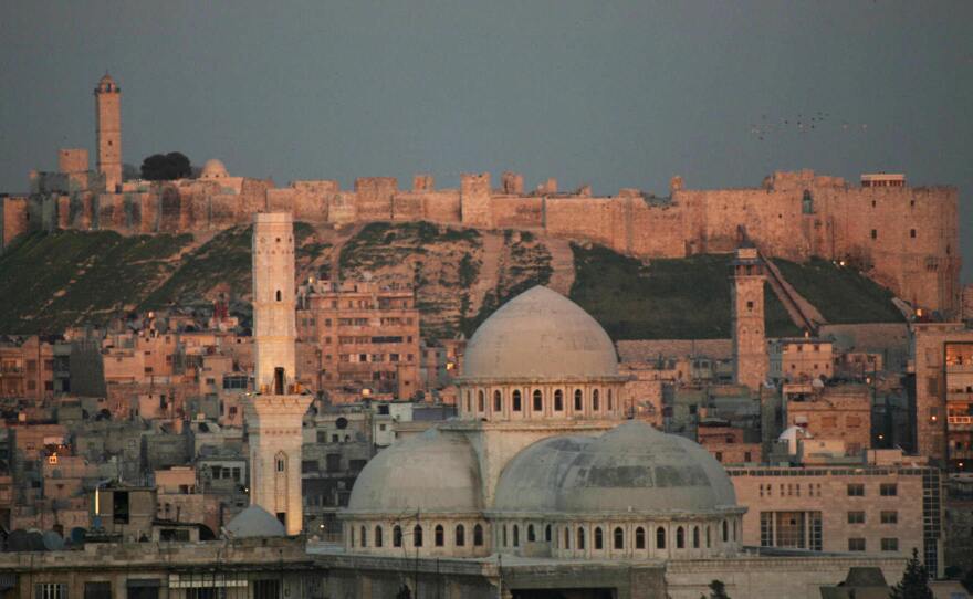 Aleppo, shown in March 2006, is the largest and oldest city in Syria. Now a battleground for rebels and the Syrian government, it was once a prosperous cultural hub.