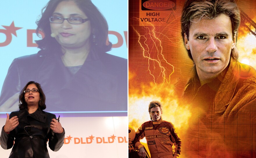 When it comes to being a cool engineer, Padmasree Warrior, an executive at Cisco Systems, gives Richard Dean Anderson's fictional MacGyver a run for his money.