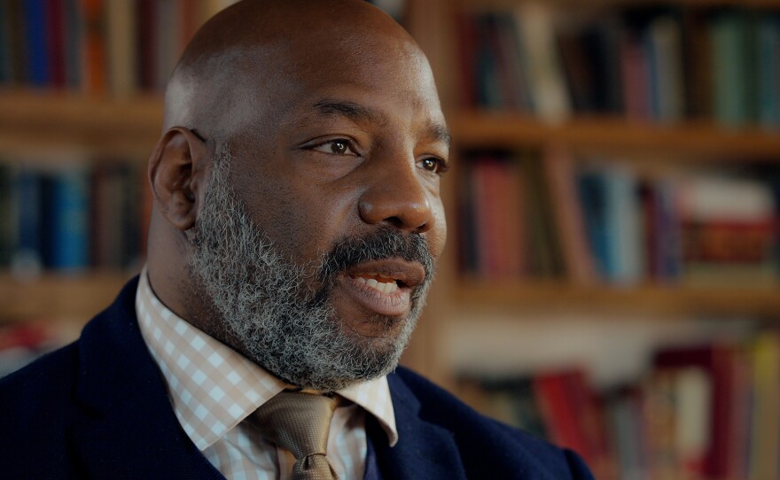 Dean Jelani Cobb speaks to the history of the Electoral College.